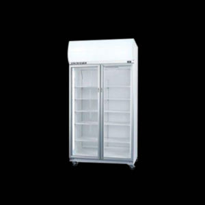 980ltr Double Glass Door Fridge