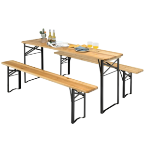 Beer Hall Table & Bench Set