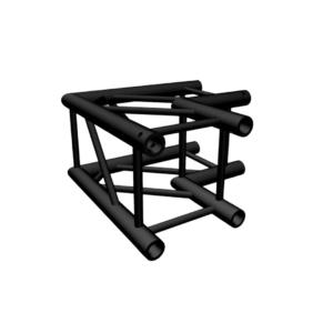 T2BC2BK - 2 Way 220mm Truss Corner (Black)