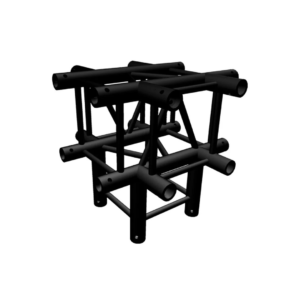 T2BC5BK - 5 Way 220mm Truss Corner (Black)