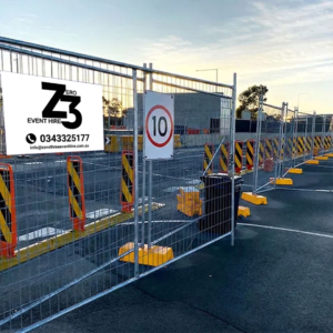 Temporary fence