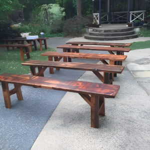 Rustic Bench Seating (Vic Only)
