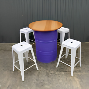 Coloured Drum Tables