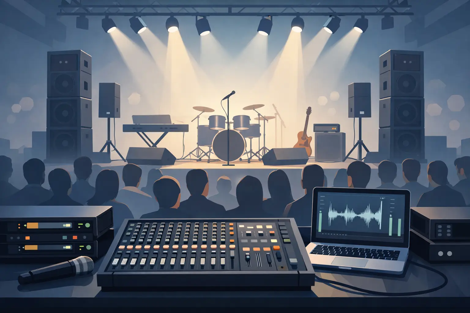 Live Sound System Hire That Holds the Room