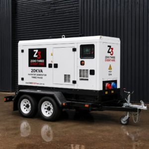 Trailer Mounted 20 KVA Inverter Generator