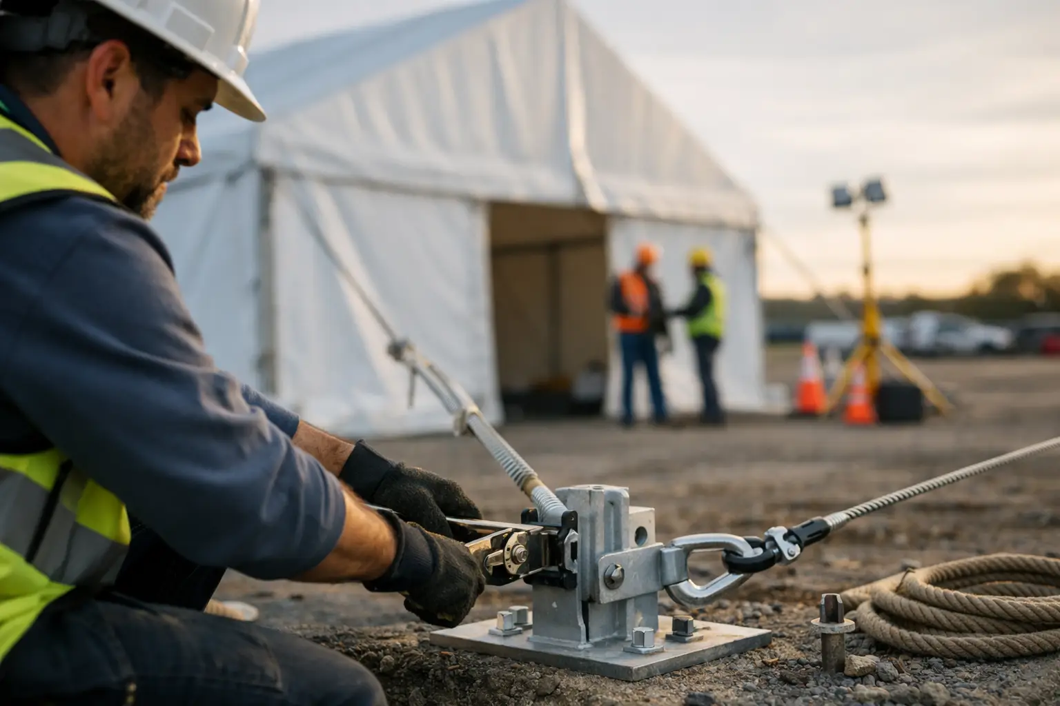 How to Secure Temporary Structures Safely
